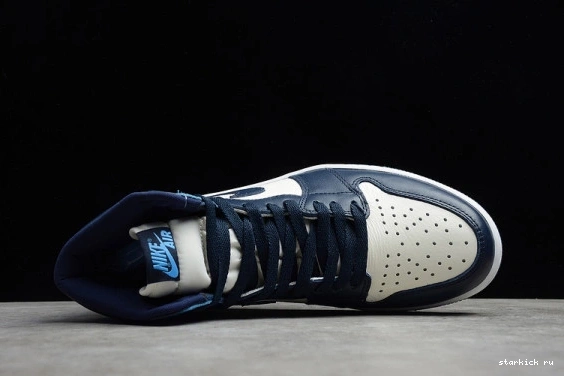 OG Blue 1 UNC | Obsidian 555088-140 Air High University 555088-140 Retro - Jordan 0717